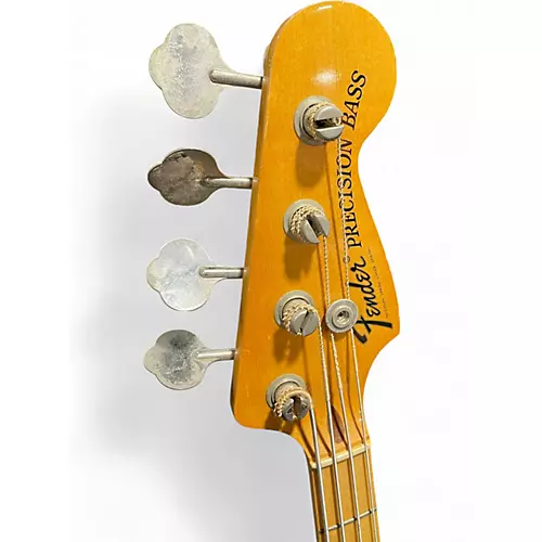 Vintage 1976 Fender Precision Bass Natural Electric Bass Guitar Natural