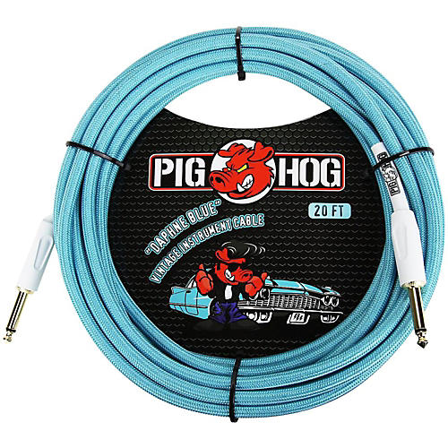 Pig Hog Instrument Cable 20 ft. Tartan Plaid