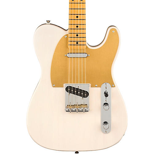 Fender JV Modified '50s Telecaster Maple Fingerboard Electric Guitar White Blonde