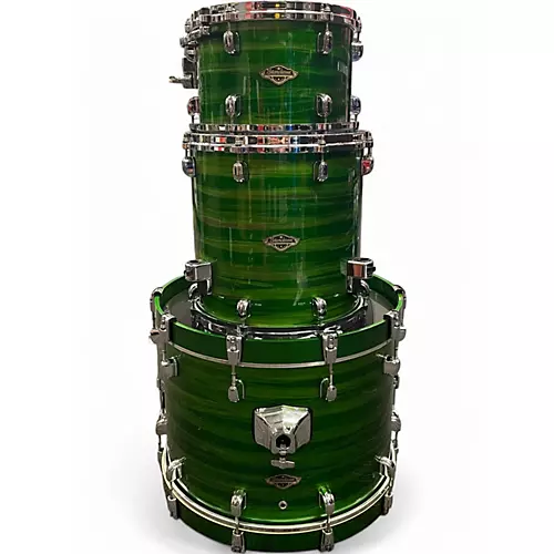 Used TAMA 3 Piece Starclassic shamrock oyster Drum Kit shamrock oyster