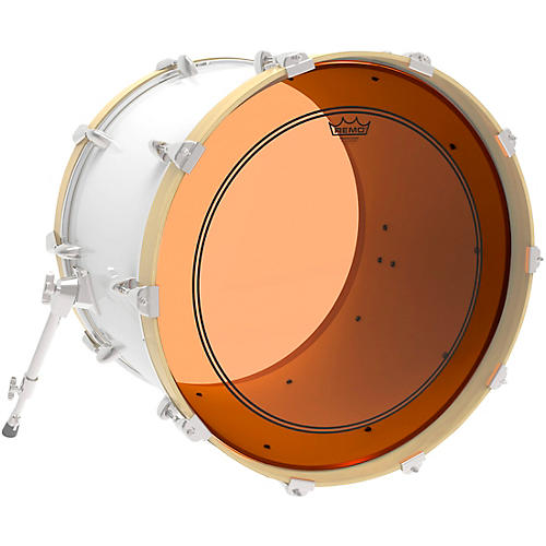 Remo Powerstroke P3 Colortone Orange Bass Drum Head 24 in.
