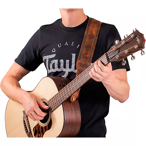 Taylor Leather Fountain Strap Weathered Brown 2.5 in.