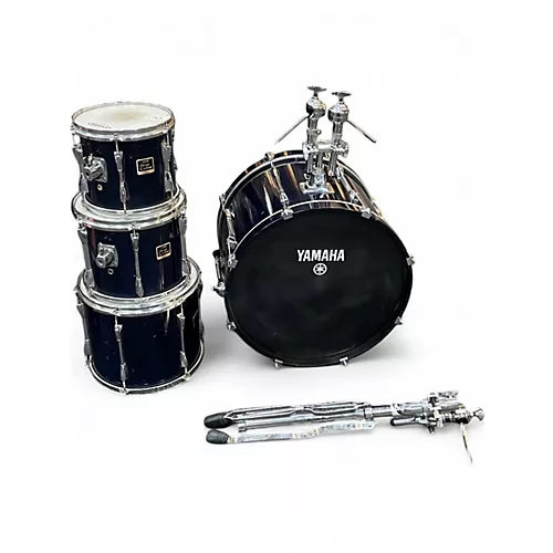 Used Yamaha 4 Piece Stage Cusutom Blue Drum Kit Blue