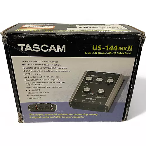 Used TASCAM US144 MK II Audio Interface