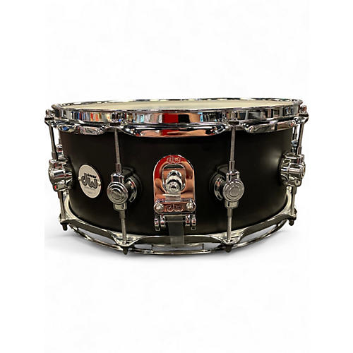 Used DW 14X6 Design Series Snare Flat Black Drum Flat Black 212