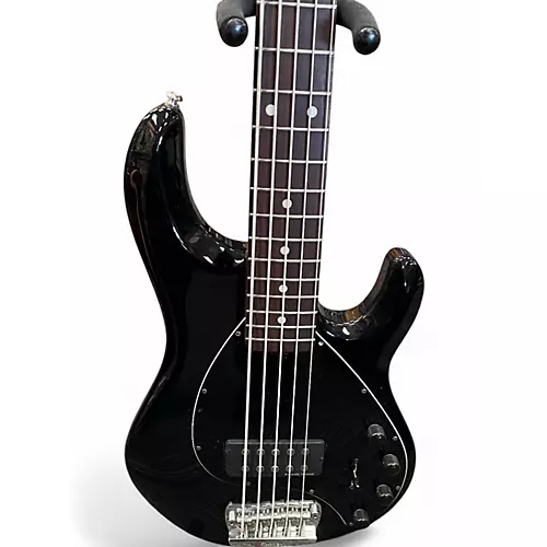 Used Ernie Ball Music Man Stingray 5 H BLACK Electric Bass Guitar BLACK