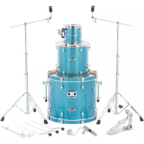 Pearl Export Double Bass Add-on Pack Black Cherry Glitter