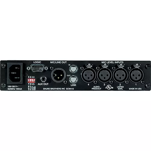 Shure SCM410 4-Channel Automatic Mixer