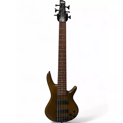 Used Ibanez GSR206 6 String Walnut Electric Bass Guitar Walnut
