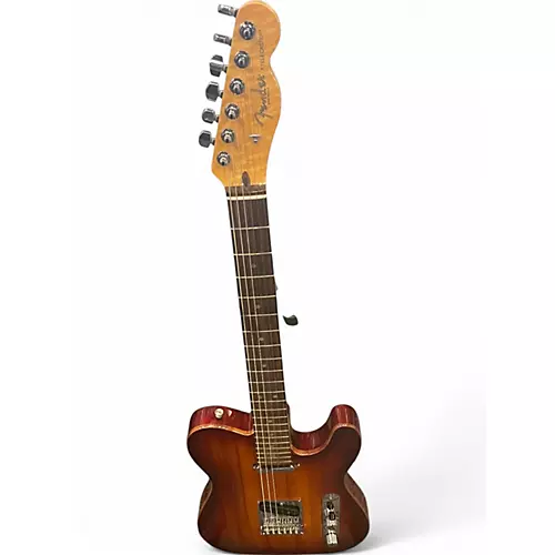 Used Fender American Select Koa Top Telecaster Sienna Sunburst Solid Body Electric Guitar Sienna Sunburst