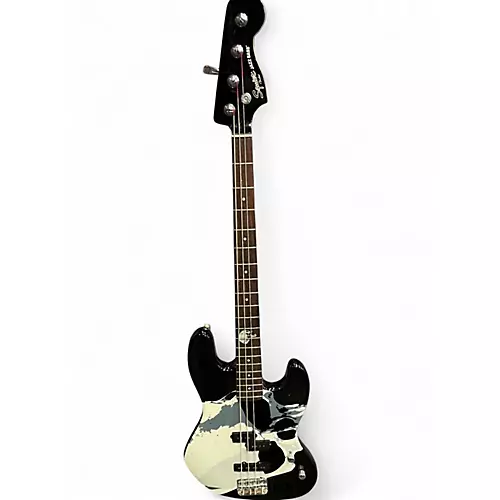 Used Squier FRANK BELLO Camo Electric Bass Guitar Camo