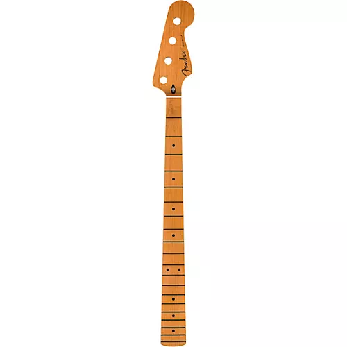 Fender Satin Roasted Maple Jazz Bass Replacement Neck Natural