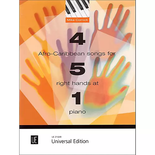 Carl Fischer 4 Afro-Caribbean Songs for 5 Right Hands at 1 Piano Book