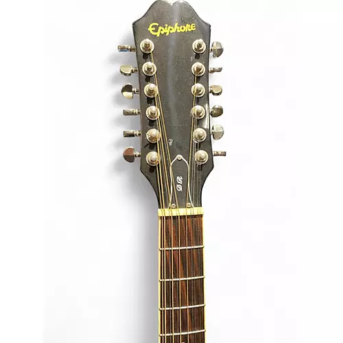 Used Epiphone DR212 Natural 12 String Acoustic Guitar Natural