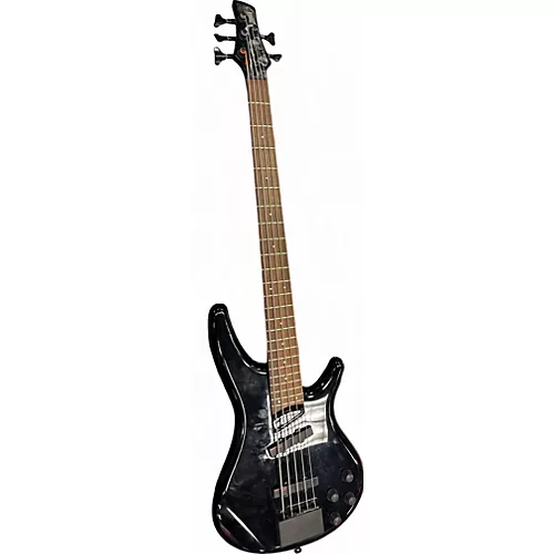 Used Ibanez 1990s MIJ SR885 Black Electric Bass Guitar Black