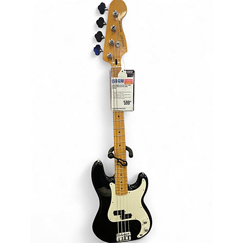 Used Fender Player Precision Bass Black Electric Bass Guitar Black