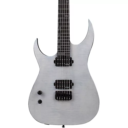 Schecter Guitar Research KM-6 MK-III Legacy Left-Handed Electric Guitar Transparent White Satin