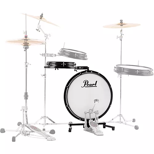 Pearl Compact Traveler 2-Piece Drum Kit With Bag Black