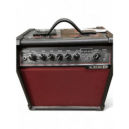 Used Line 6 Spider V 20 MkII 20w 1x8 Guitar Combo Amp