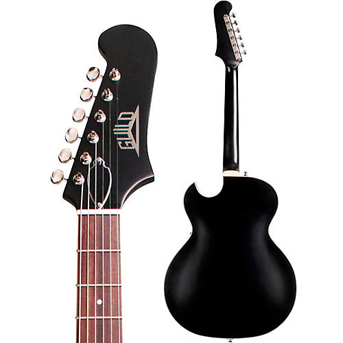 Guild Starfire I Jet90 Semi-Hollow Electric Guitar Satin Black