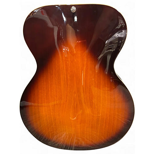 Used Supro Ranchero Sunburst Hollow Body Electric Guitar Sunburst