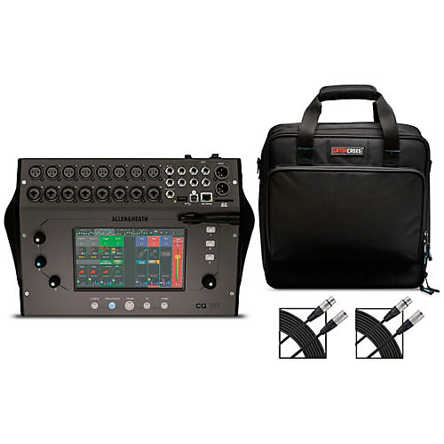 Allen & Heath CQ-18T Digital Mixer With Gator Mixer Bag and Cables
