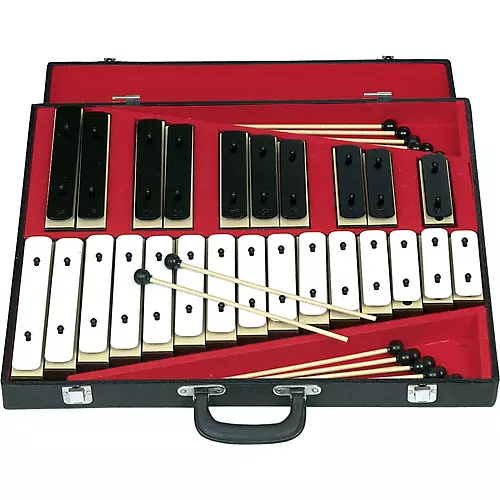 Rhythm Band 25 Note Chromatic Plastic Resonator Bell Set