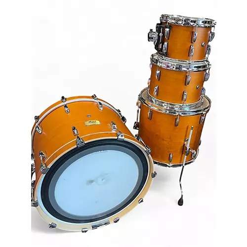Used Pearl 4 Piece Session Studio Classic liquid amber Drum Kit liquid amber