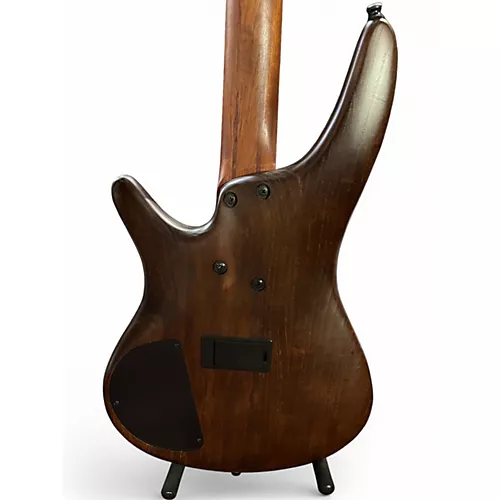 Used Ibanez SR600 Brown Electric Bass Guitar Brown