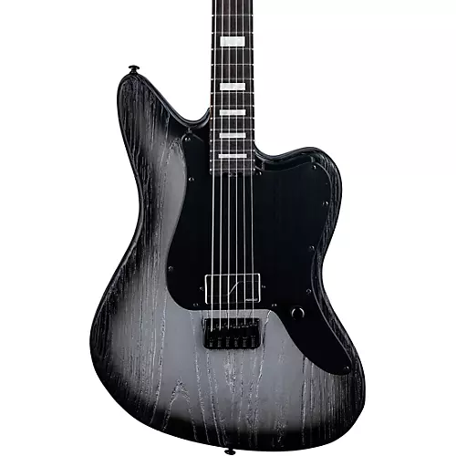 ESP LTD XJ-1 Baritone Electric Guitar Silver Blast