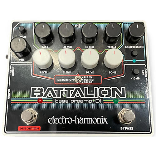 Used Electro-Harmonix BATTALION Bass Effect Pedal