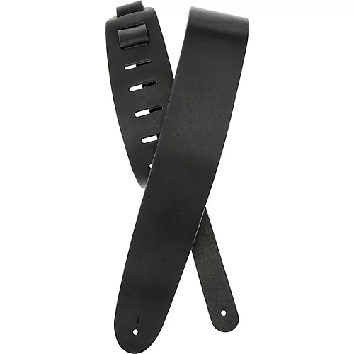 D'Addario Traditional Leather Guitar Strap Black