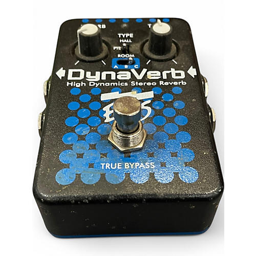 Used EBS DynaVerb High Dynamics Stereo Reverb Bass Effect Pedal