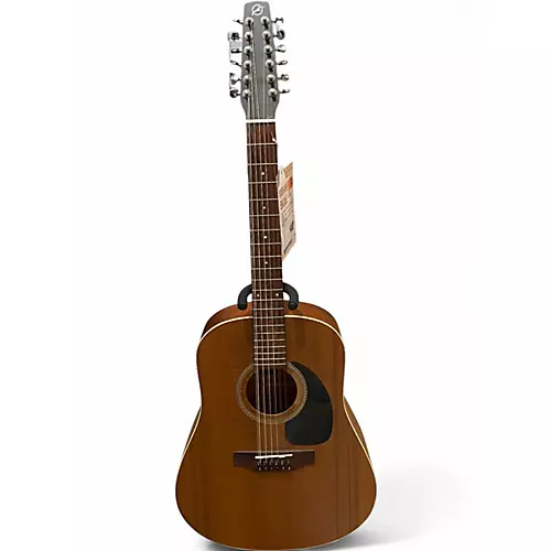 Used Seagull s12+ satin brown 12 String Acoustic Electric Guitar satin brown