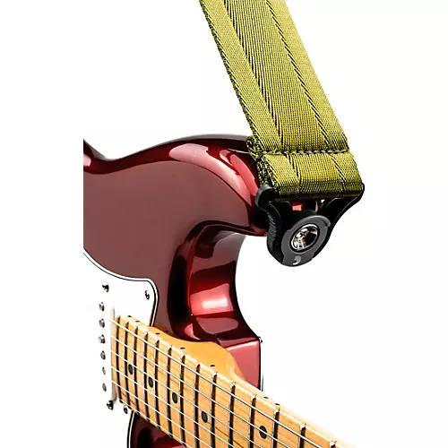 D'Addario Auto Lock Nylon Guitar Strap Olive Green
