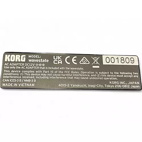 Used KORG WAVESTATE Synthesizer