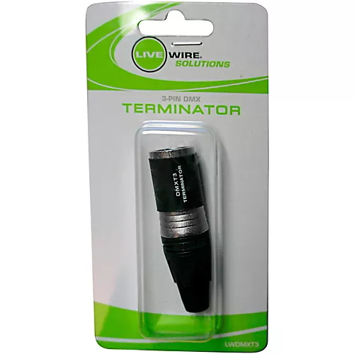 Livewire Essential DMX Terminator Plug Black