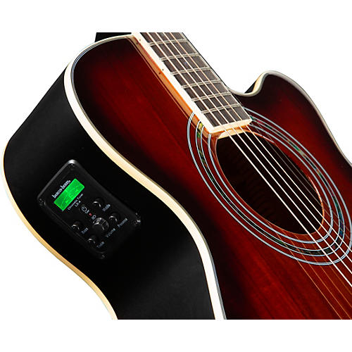 Washburn EA55G-A Festival Acoustic-Electric Guitar Koa Burst