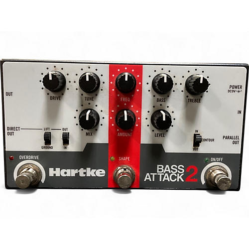 Used Hartke Bass Attack 2 Bass Effect Pedal