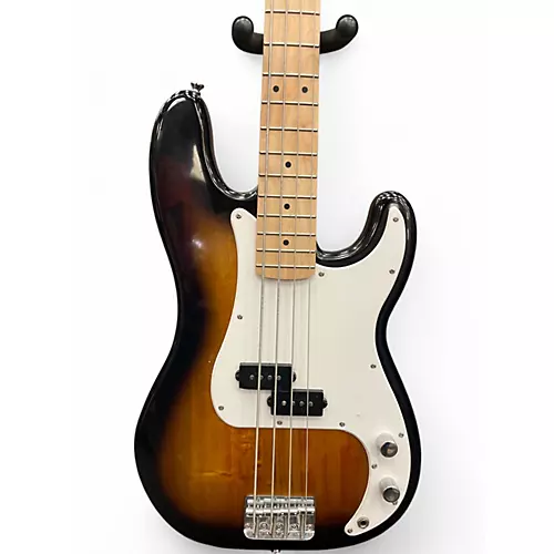 Used Squier Precision Bass 2 Color Sunburst Electric Bass Guitar 2 Color Sunburst