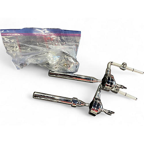 Used DW 5 piece Design Series Acrylic Clear Drum Kit Clear