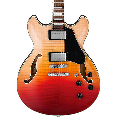Ibanez Artcore AS73FM Semi-Hollow Electric Guitar Transparent Autumn Fade
