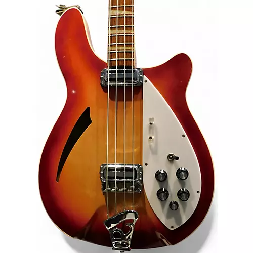 Vintage 1967 Rickenbacker 4005-OS Fireglo Electric Bass Guitar Fireglo