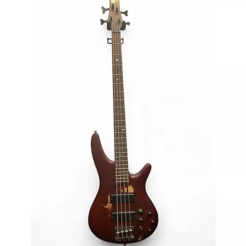 Used Ibanez SR500 Natural Electric Bass Guitar Natural