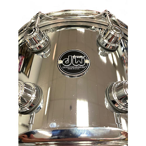 Used DW 14X8 Performance Series Steel Snare Chrome Drum Chrome 216