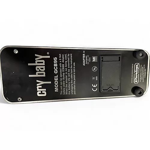 Used Dunlop GCB95 Original Crybaby Wah Effect Pedal