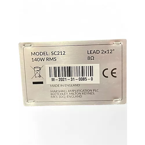 Used Marshall SC212 Guitar Cabinet