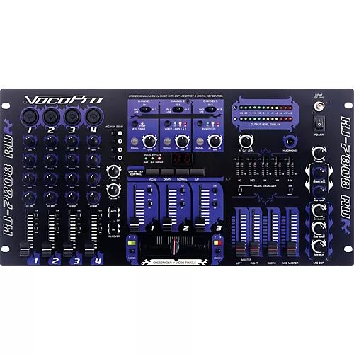 VocoPro KJ-7808RV Pro DJ and Karaoke Mixer