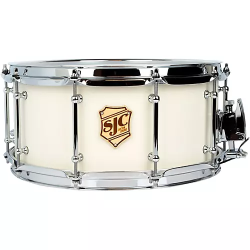 SJC Drums Tour Series Snare Drum 14 x 6.5 in. Antique White