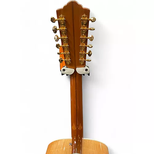Used Guild f 512 Natural 12 String Acoustic Guitar Natural